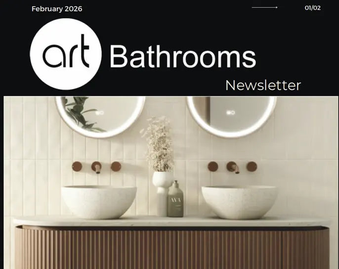 February 2026 Newsletter Art Bathrooms