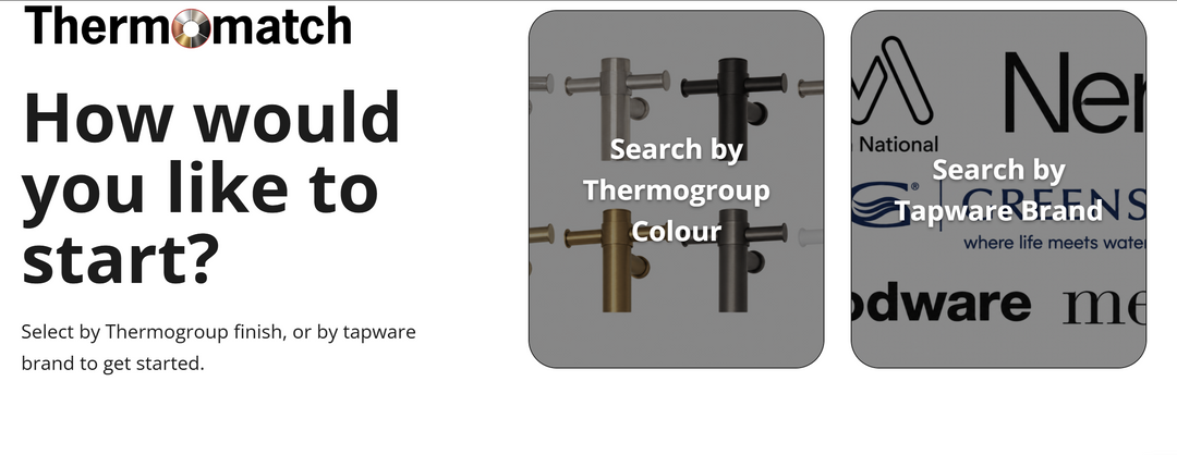 Thermomatch: The Simple Way to Match Your Towel Rail to Your Tapware