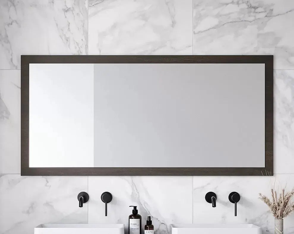 Framed-Mirrors Art Bathrooms
