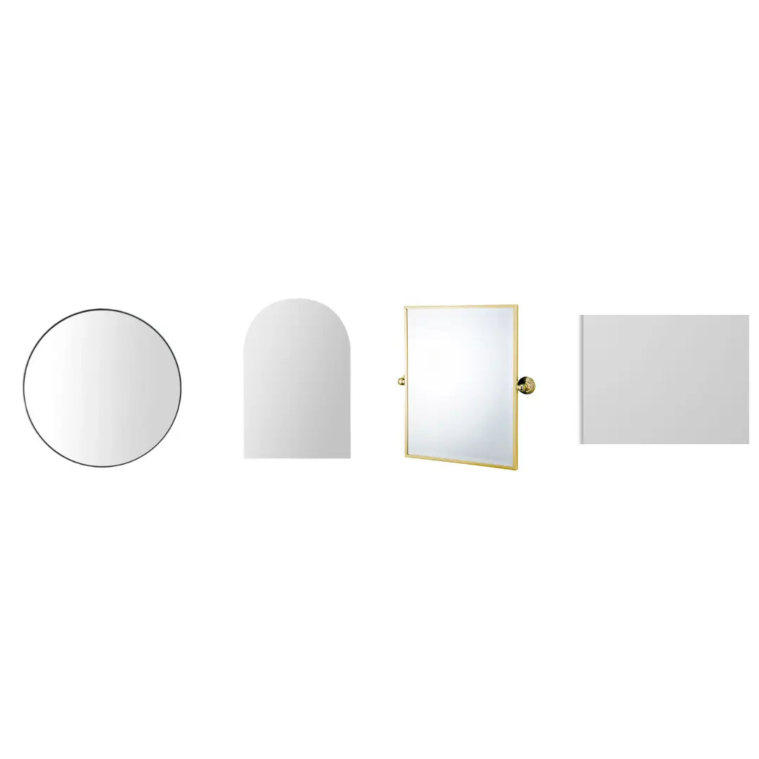 Plain-Mirrors Art Bathrooms