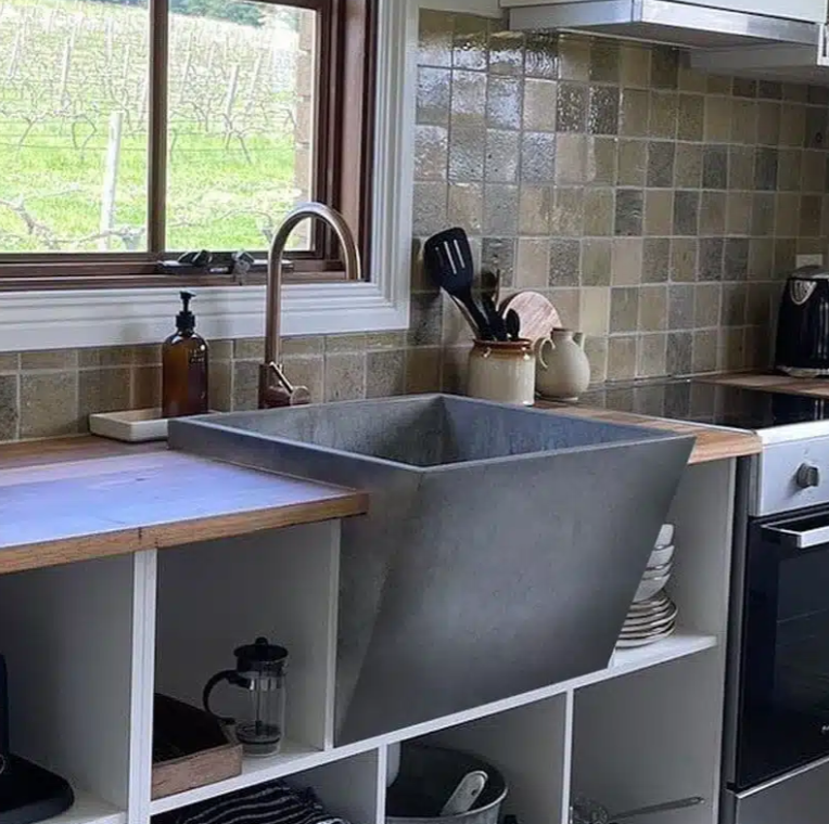 Concrete Laundry Tub