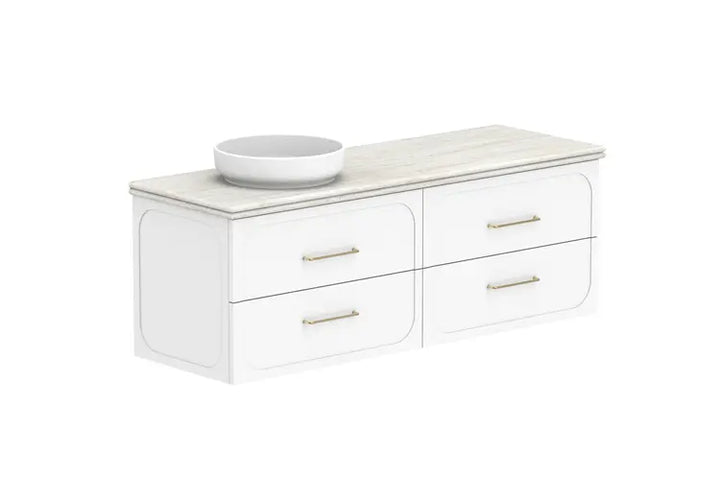 Madden Wall Hung Vanity with 40mm double bull nose top ADP