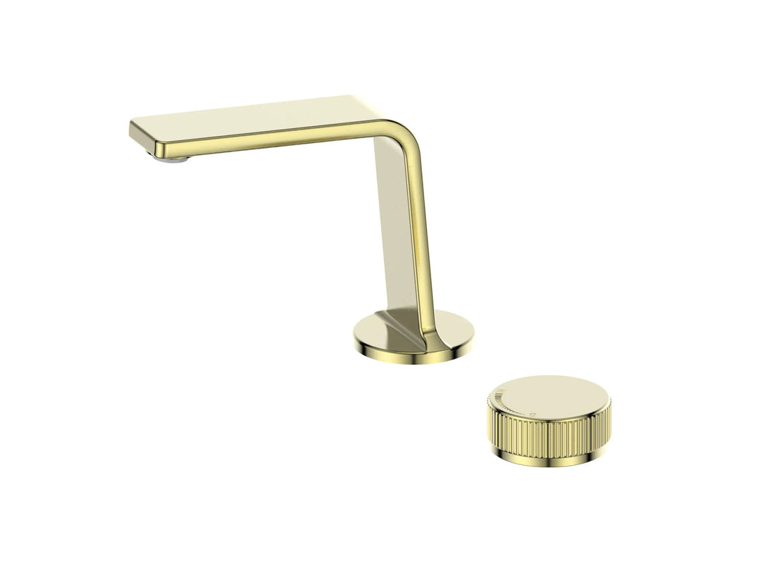 Venza Two Hole Deck Mounted Basin Mixer Greens