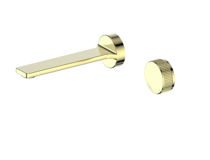 Venza Two Hole Wall Mounted Basin Mixer Greens