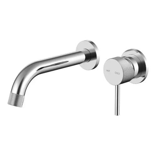 Cioso Knurled Wall Basin Mixer Millennium