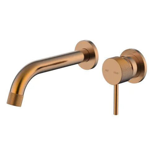 Cioso Knurled Wall Basin Mixer Millennium