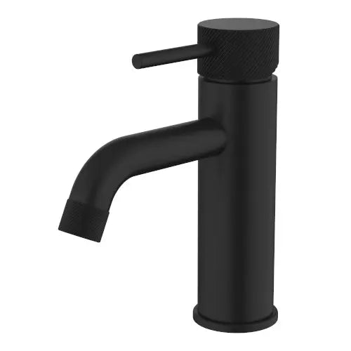Cioso Curved Knurled Basin Mixer Millennium