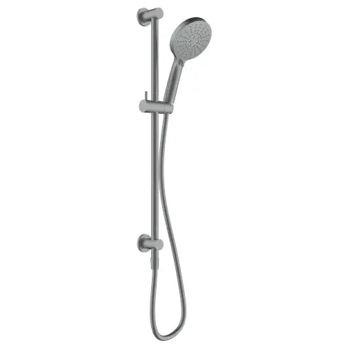 Finesa Top Inlet Rail Shower Gun Metal Millennium