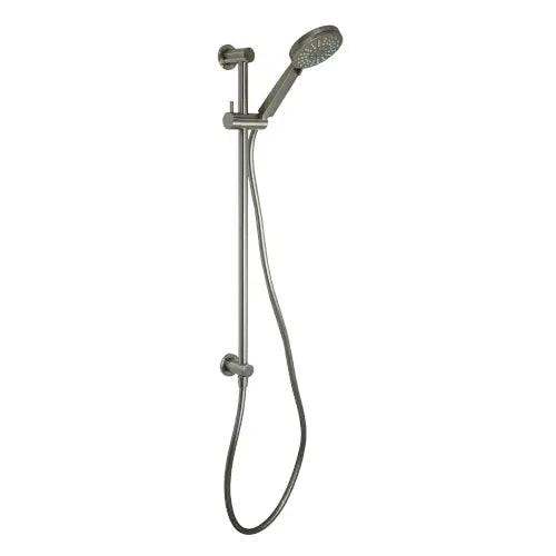Finesa Top Inlet Rail Shower Brushed Nickel Millennium