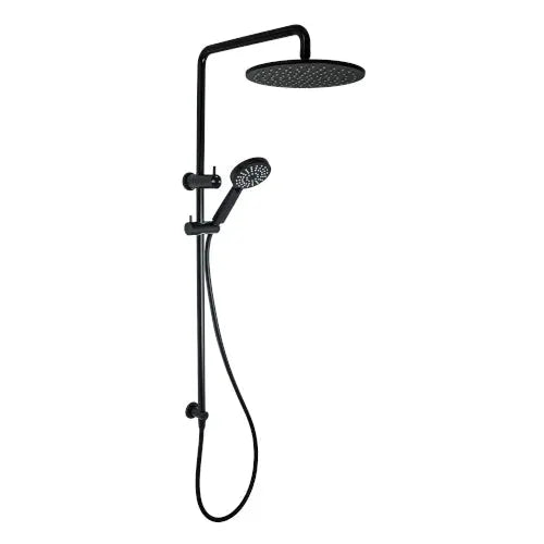 Akemi 250mm Combination Shower Matte Black Millennium