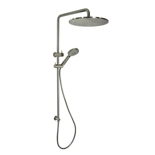 Akemi 250mm Combination Shower Brushed Nickel Millennium