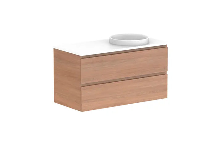 Glacier Full Depth, All Drawer Vanity with stone top LITE model ADP