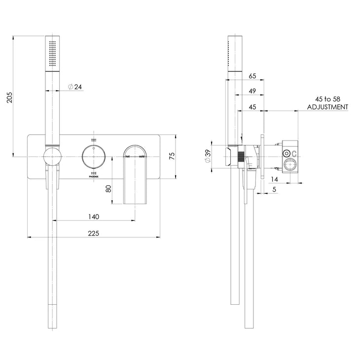 Teel Wall Shower System Phoenix
