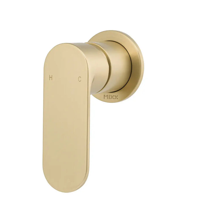 SAFFRON SHOWER MIXER (60MM BACKPLATE) LEAD FREE Brasshard