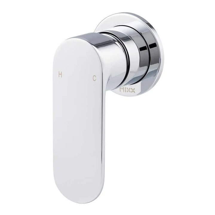 SAFFRON SHOWER MIXER (60MM BACKPLATE) LEAD FREE Brasshard