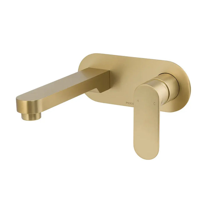 SAFFRON WALL PLATE MIXER LEAD FREE Brasshard