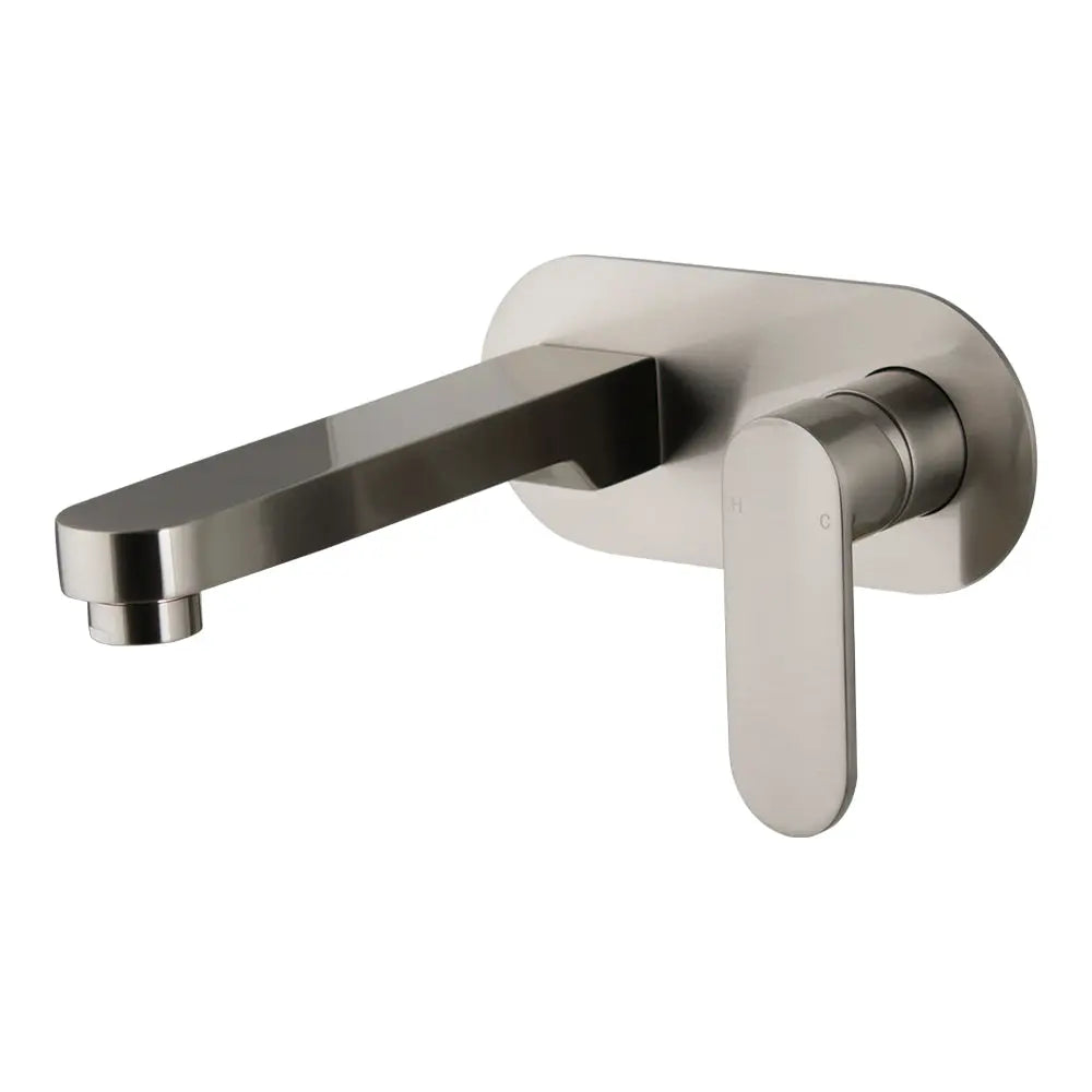 SAFFRON WALL PLATE MIXER LEAD FREE Brasshard