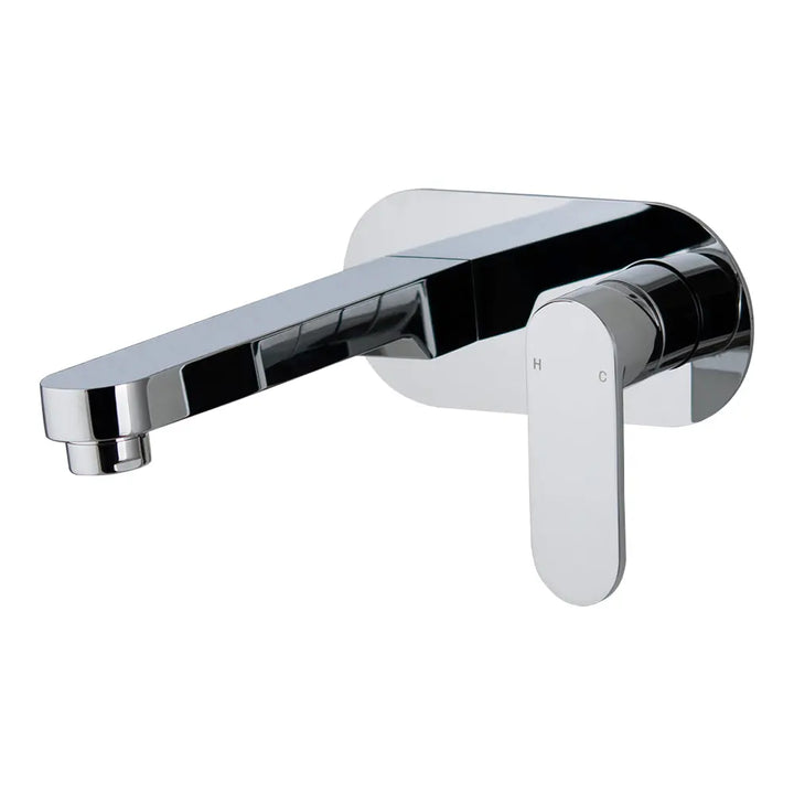 SAFFRON WALL PLATE MIXER LEAD FREE Brasshard