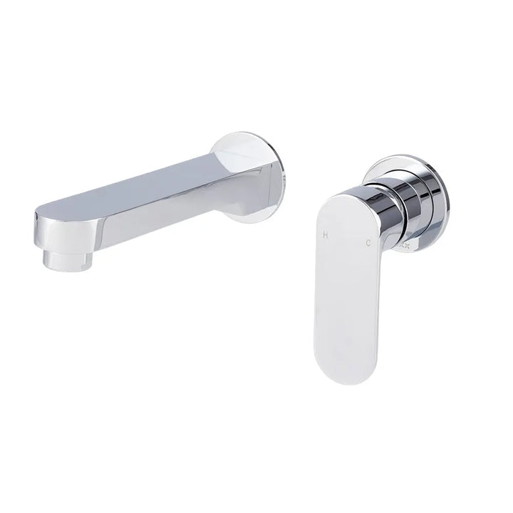 SAFFRON DUAL WALL PLATE MIXER LEAD FREE Brasshard