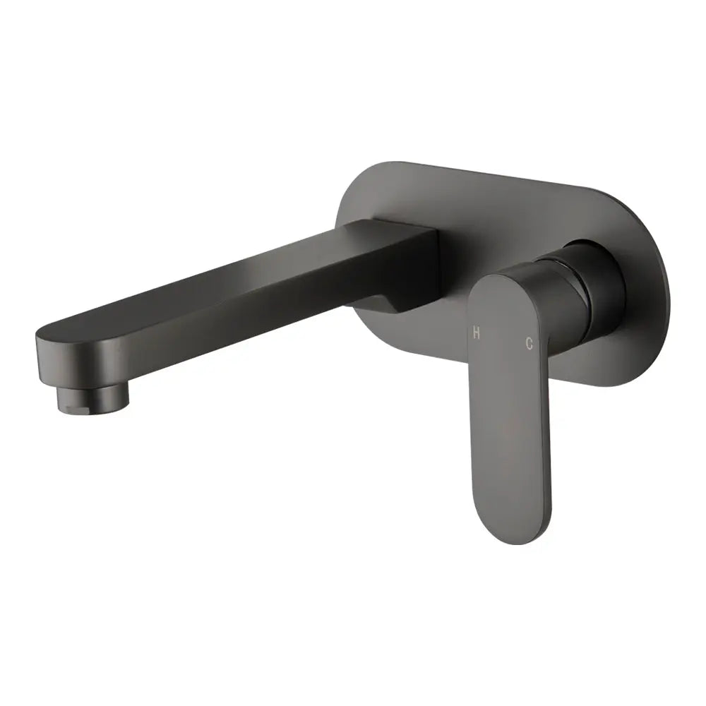 SAFFRON WALL PLATE MIXER LEAD FREE Brasshard