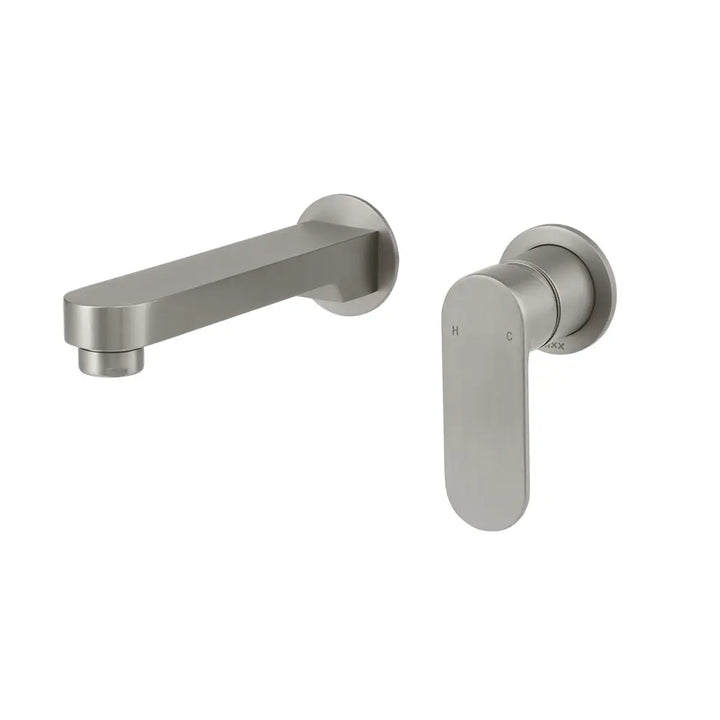 SAFFRON DUAL WALL PLATE MIXER LEAD FREE Brasshard