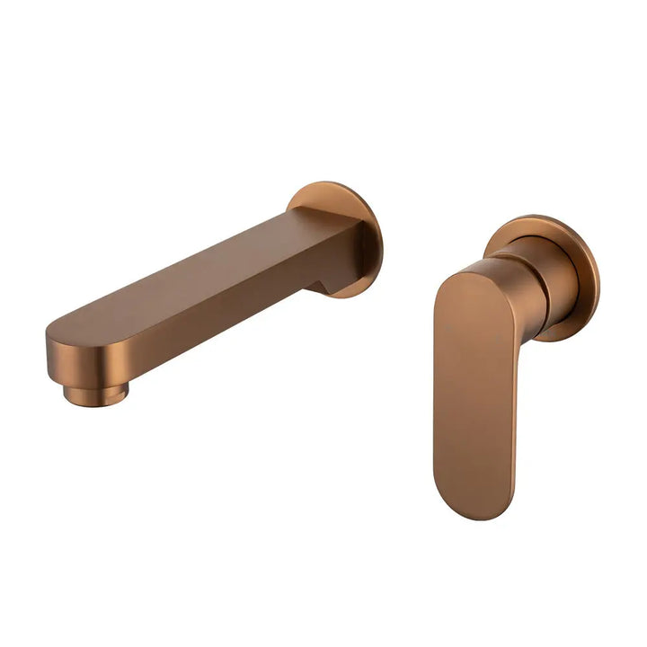 SAFFRON DUAL WALL PLATE MIXER LEAD FREE Brasshard