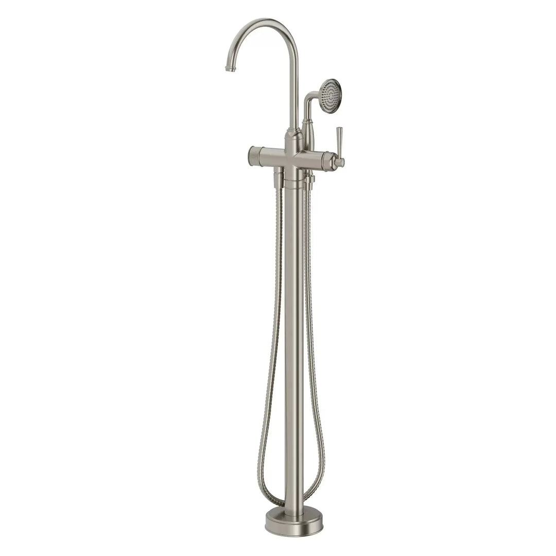 Cromford Floor Mounted Bath Mixer with Hand Shower Phoenix