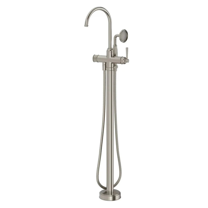 Cromford Floor Mounted Bath Mixer with Hand Shower Phoenix