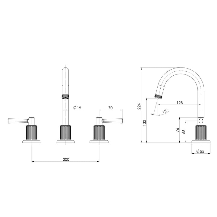 Wiltern Basin Set – Lead Free Phoenix
