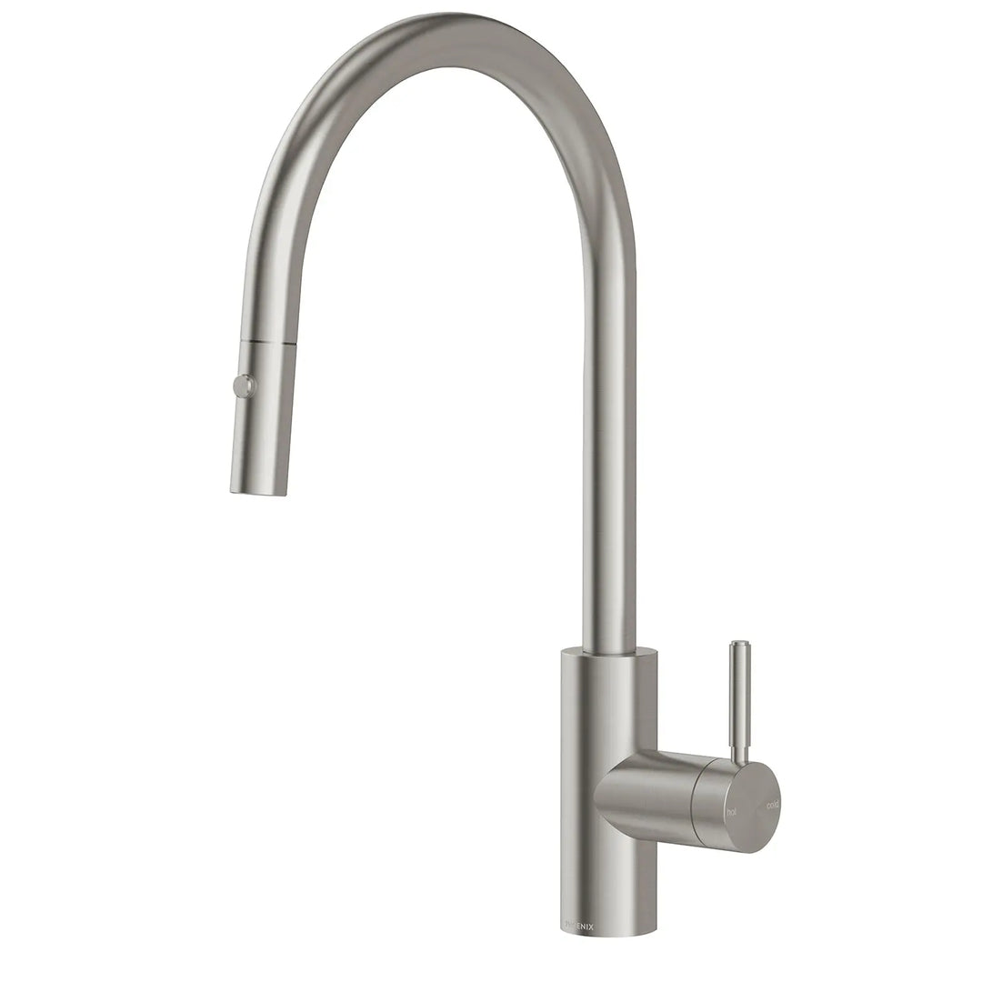 Vivid MKII Pull Out Sink Mixer 240mm Gooseneck Phoenix