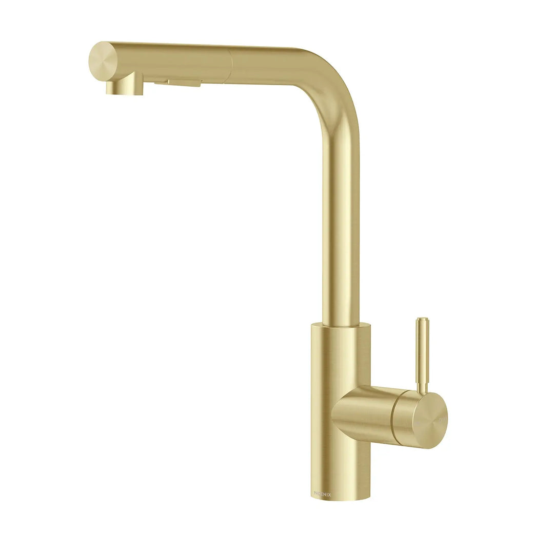 Vivid MKII Pull Out Sink Mixer 230mm L Shaped Phoenix