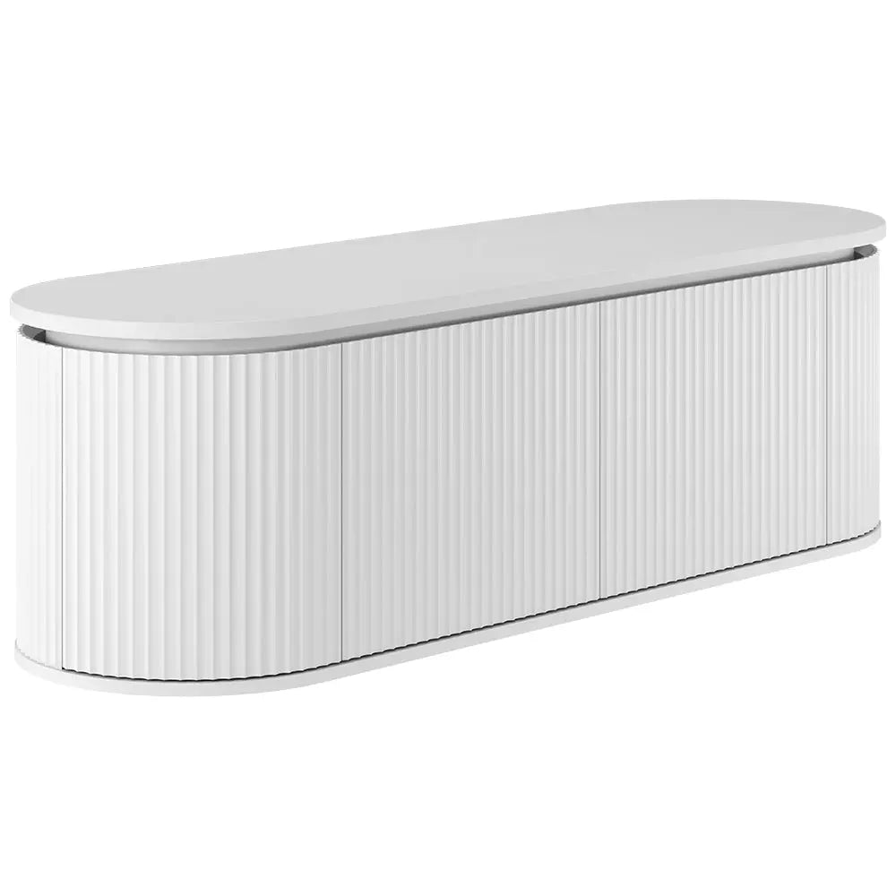 Empire Pill Satin White Wall Hung Vanity Fienza