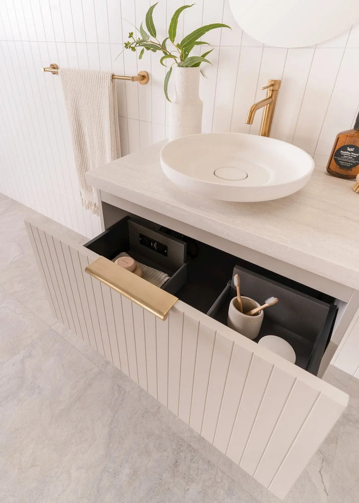 Ashley Wall Hung Vanity with stone top ADP