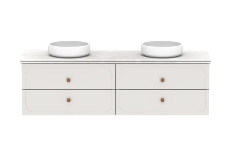 Madden Wall Hung Vanity with 40mm double bull nose top ADP