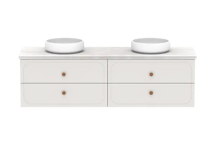 Madden Wall Hung Vanity with 40mm double bull nose top ADP