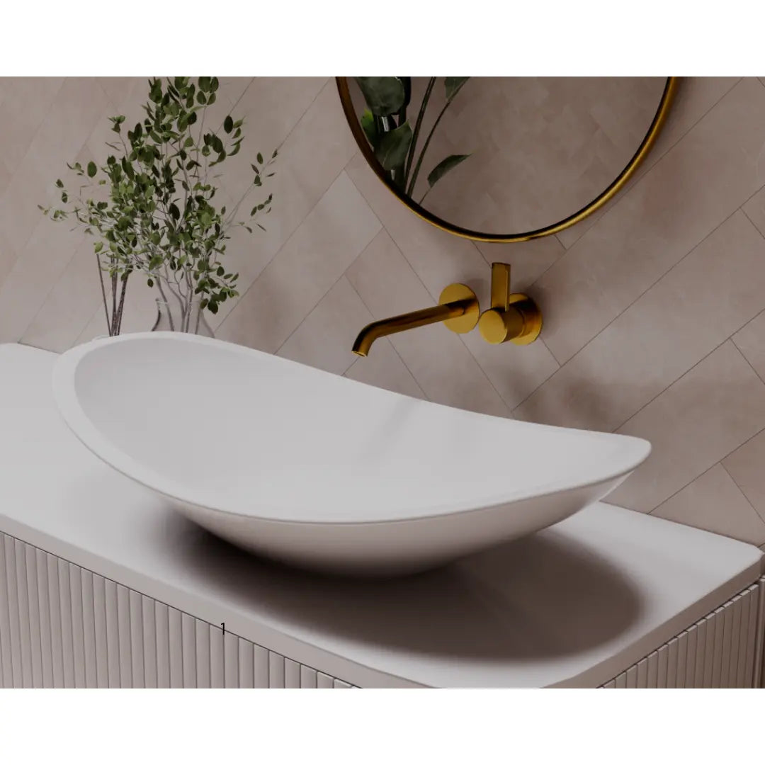 Boat Above Counter Stone Basin - various finishes PIETRA BIANCA