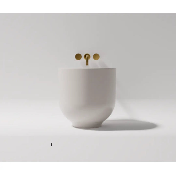 Halo Above Counter Stone Basin - various finishes PIETRA BIANCA