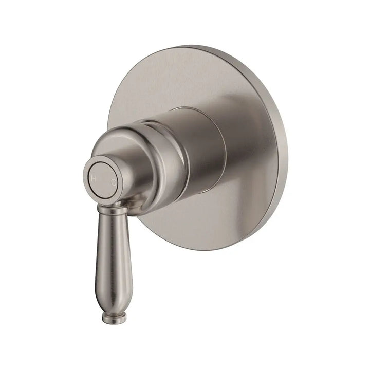 Last one - Fienza Eleanor Wall Mixer, Brushed Nickel / Brushed Nickel Fienza