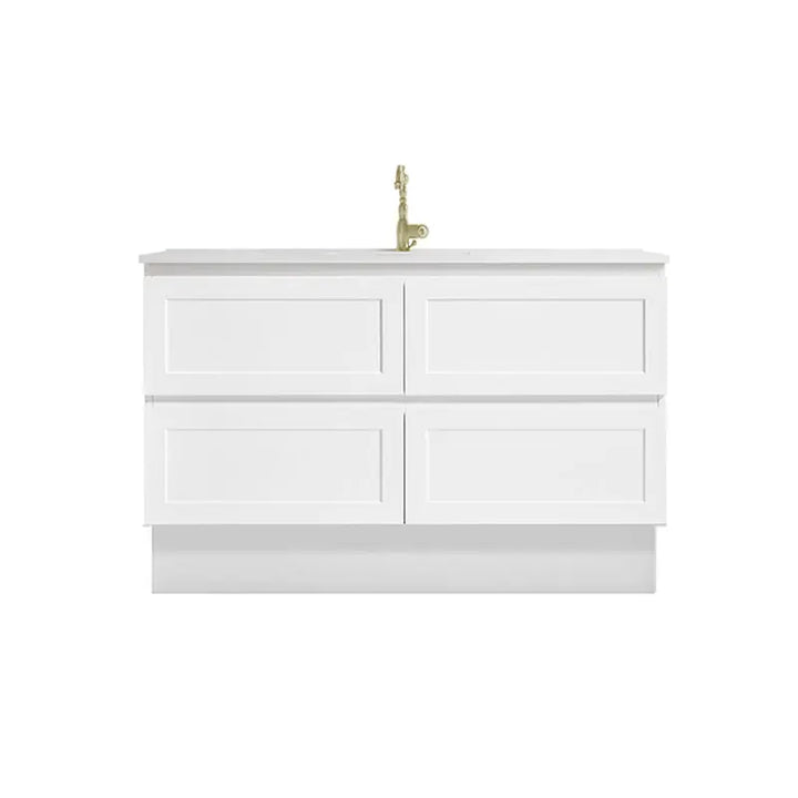 Marland PVC Vanity with ceramic top - wall hung or freestanding BNK