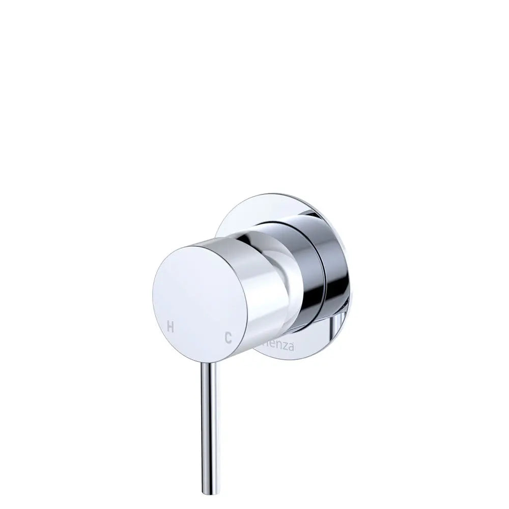 Kaya Wall Mixer, Small Round Plate Fienza