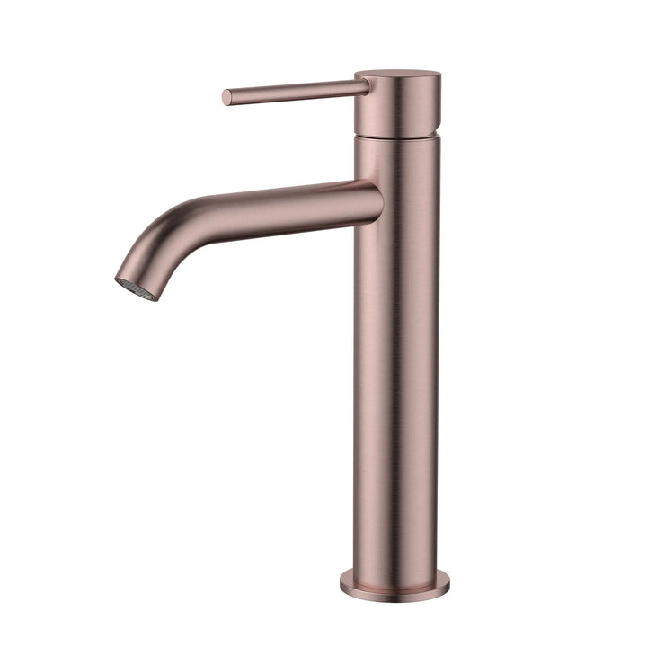 Nora Mid-Rise Basin Mixer Curved Spout Modern National