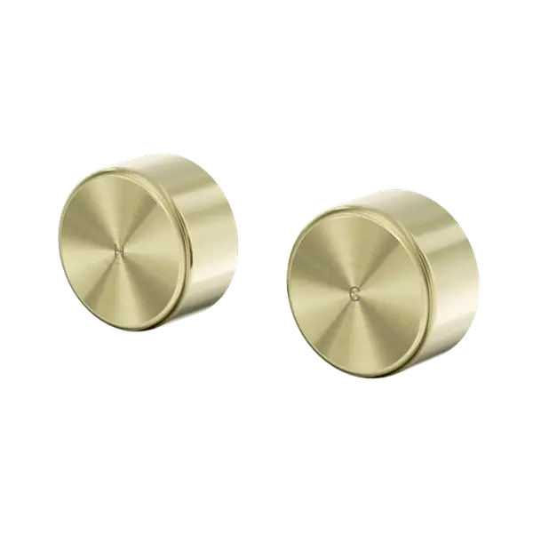 Serenity Wall Top Assembly Brushed Gold Trim Nero tapware