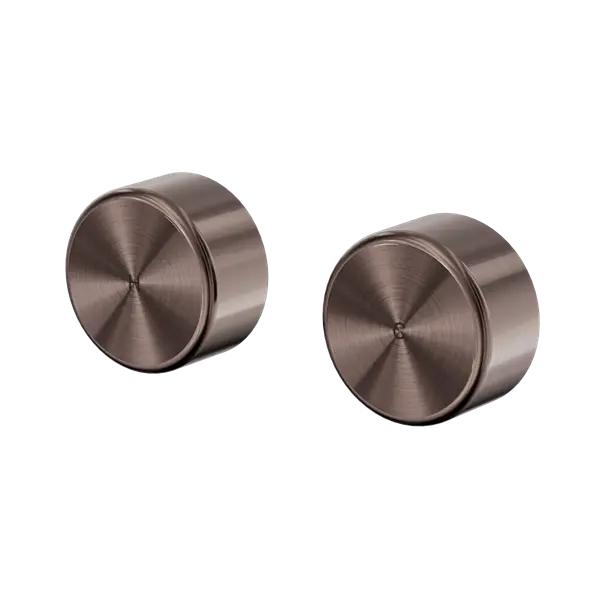 Serenity Wall Top Assembly Brushed Bronze Trim Nero tapware