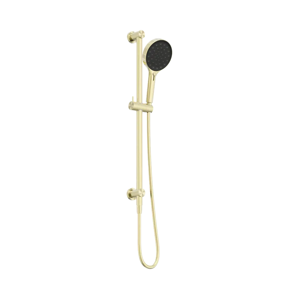 SERENITY RAIL SHOWER BRUSHED GOLD Nero tapware