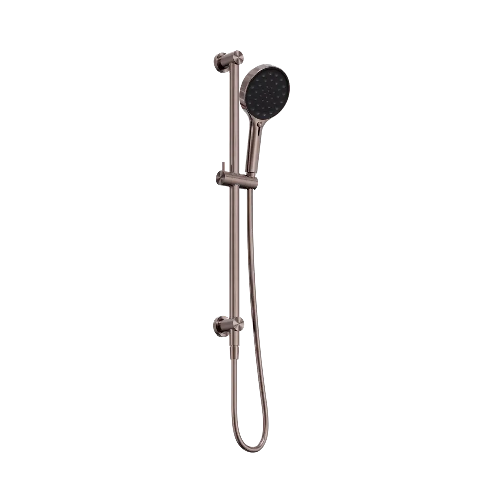 SERENITY RAIL SHOWER BRUSHED BRONZE Nero tapware