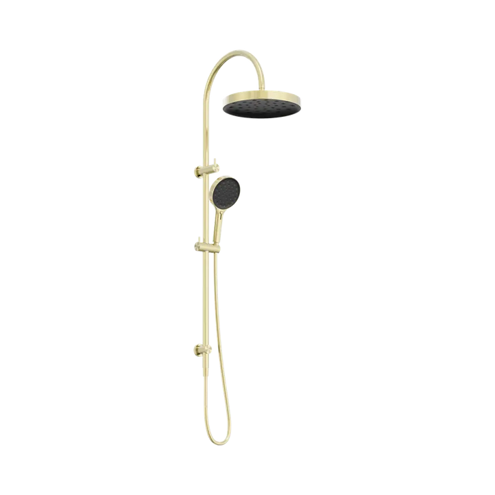 SERENITY TWIN SHOWER BRUSHED GOLD Nero tapware
