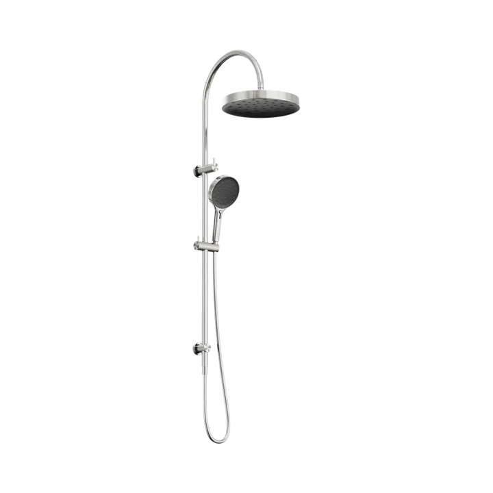 SERENITY TWIN SHOWER BRUSHED NICKEL Nero tapware