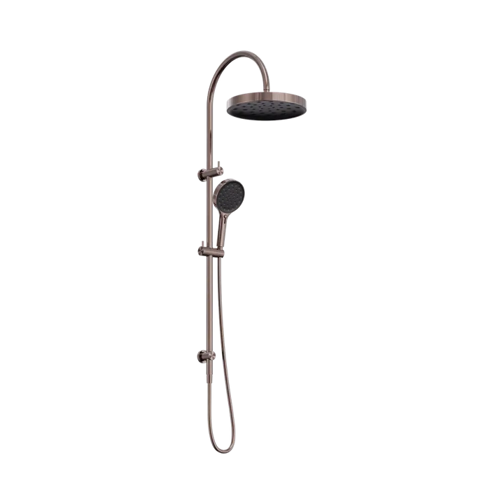 SERENITY TWIN SHOWER BRUSHED BRONZE Nero tapware