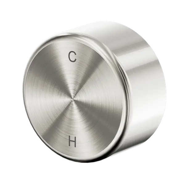 Serenity Progressive Shower Mixer Brushed Nickel Trim Nero tapware