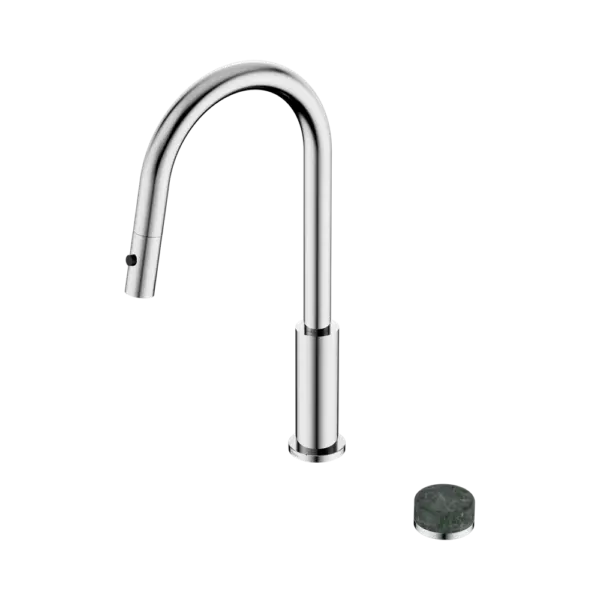Serenity Progressive Pull Out Kitchen Set with Chrome Trim Nero tapware